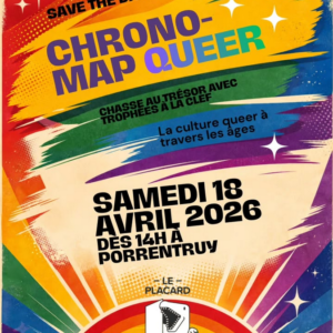 affiche événement placard Queer