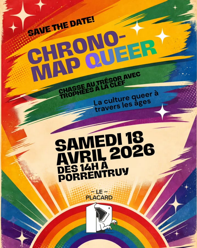 affiche événement placard Queer